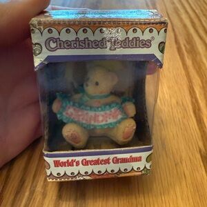 Cherished Teddies World's Greatest Grandma Figurine